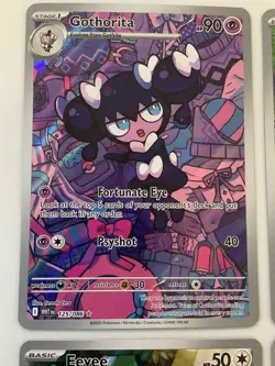 Pokemon card lot Eevee Deerling Gothorita package Black Star Promo foil holo - Image 2
