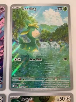Pokemon card lot Eevee Deerling Gothorita package Black Star Promo foil holo - Image 3