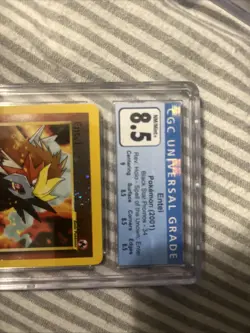 CGC 8.5 NM/Mint+ Entei Pokemon 2001 Black Star Promo- 34 - Image 4