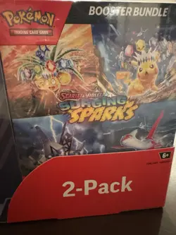 Pokemon Surging Sparks ETB & Booster Bundle Costco 2-pack. Factory Sealed - Image 1