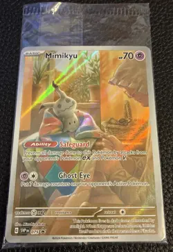 Pokemon SV Black Star Promos SVP EN Mimikyu Full Art #075 Sealed NM - Image 1