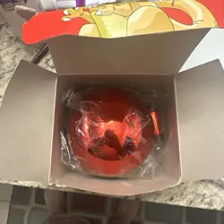 Pokemon CHARIZARD 23k Gold Plated Trading Card & Pokeball Burger King ROUGH BOX - Image 5