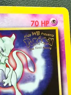 Pokemon Mewtwo Stamped Kids WB Presents The First Movie Promo 03/53 Regular - Image 2