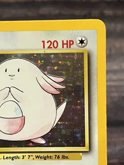 Chansey 3/102, Base Set, Holo Rare, Pokemon TCG, WOTC, Vintage 1999, - Image 3