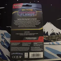 Pokemon TCG Phantasmal Flames Blister Pack Factory Sealed Whimsicott Promo - Image 2