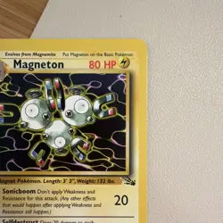 Pokemon TCG Magneton Fossil Card 26/62 Unlimited Non-Holo Rare, LP+ - Image 4