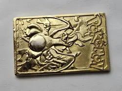 1999 Charizard Pokemon Trading Card 24K Gold Plated, Limited Edition Burger King - Image 1