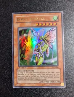 Yu-Gi-Oh! Vintage Insect Effect Lot - Insect Queen, Great Moth, Holo 1st Edition - Image 5