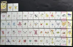 2000 Pokemon Playing Cards Part 2 Poker Deck Gold Pichu Japanese Ho-oh Lugia - Image 1