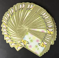 2000 Pokemon Playing Cards Part 2 Poker Deck Gold Pichu Japanese Ho-oh Lugia - Image 5