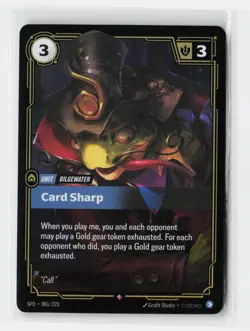 Card Sharp Riftbound Spiritforged FOIL Riftbound TCG Card - Image 1