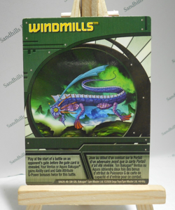 Bakugan Card - Windmills - Green Ability Card - BA626 - 44/48q - 2009 - Image 1