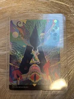 Saruman of Many Colors Foil Poster Borderless, Universes Beyond: The Lord - Image 1