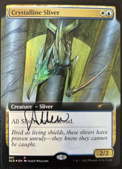 Crystalline Sliver Foil Artist Proof Signed Secret Lair Drop SLD MTG - Image 1