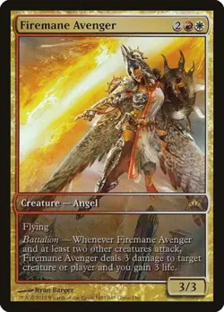 Firemane Avenger -Foil Medium Play MTG Promos: Game Day and Store Championship - Image 1