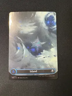 2025 MTG Edge Of Eternities Island Borderless Galaxy Foil #368 - Image 1