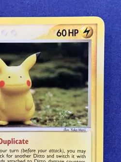 Pokemon Pikachu EX Delta Ditto Species 63/113 Non-Holo Near Mint - Image 3