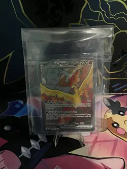 Pokemon Team Rocket's Moltres ex 208/182 Sv10 Destined Rivals Ultra Rare Holo - Image 1