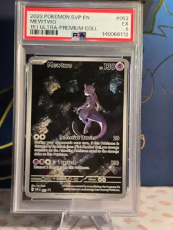 Pokemon TCG Pokemon Mewtwo Promo Holo PSA 5 - Image 1