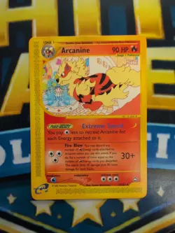 Pokemon Aquapolis E-Reader Series Card - Arcanine 2/147 Rare Non-Holo-LP - Image 1