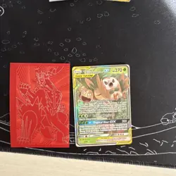 Pokemon Rowlet & Alolan Exeggutor GX TAG TEAM Ultra Rare Holo 1/236 Unified Min… - Image 2