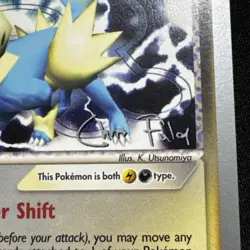 2004 World Championships Promo Team Aqua's Manectric #4/95 Rare Pokemon NM Mint! - Image 2