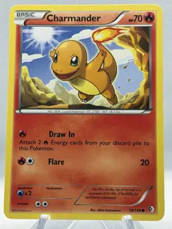 Pokemon - Charmander - 18/149 - Common - BW - Boundaries Crossed - NM - Image 1