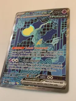 Pokemon Iron Crown ex 158/131 Sv: Prismatic Evolutions Holo - Image 2