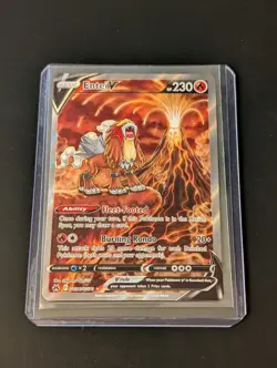 Entei v Crown Zenith Galarian Gallery Holo Ultra Rare Pokemon TCG GG36/GG70 - Image 2