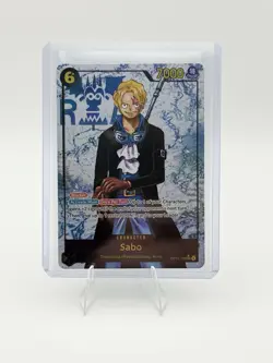 One Piece OP13-120 Sabo SEC Parallel OP13 Carrying On His Will Near Mint - Image 1