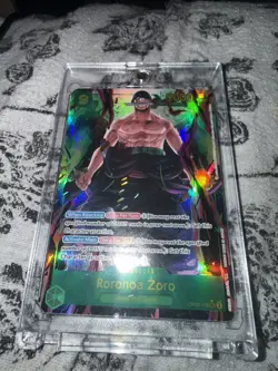 One Piece Wings of the Captain Roronoa Zoro OP06-118 Secret Rare SEC Alt Art - Image 3