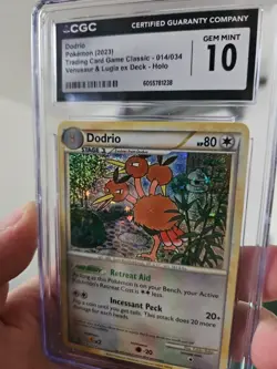 Pokemon Dodrio CGC 10 Trading Card Game Classic 014/034 Holo English 2023 - Image 3