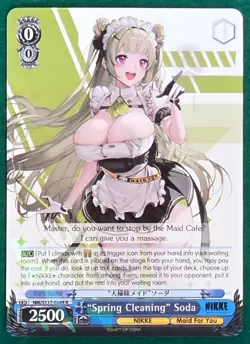 "Spring Cleaning" Soda - GoV: Nikke NIK/S117-E089 R - Weiss Schwarz TCG Card - Image 1