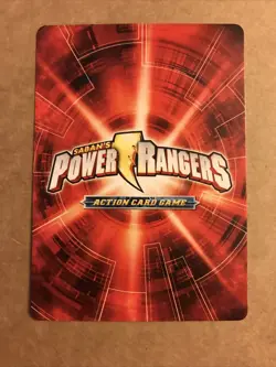 2012 Power Rangers Action Card Game 1-110 Blue Megaforce Ranger COMBINE SHIPPING - Image 2