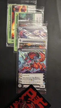 Chaotic Fire And Stone 3 Card Promo Lot Of 30x Sealed Packs - Image 4