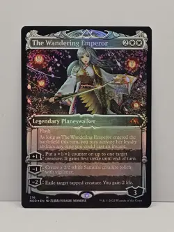The Wandering Emperor Kamigawa: Neon Dynasty Foil 316 NM MTG - Image 1