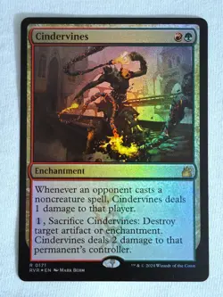 Cindervines 171 Ravnica Remastered Foil Magic The Gathering TCG - Image 1