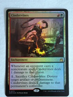Cindervines 171 Ravnica Remastered Foil Magic The Gathering TCG - Image 3