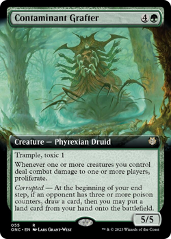 Contaminant Grafter (Extended Art) [Phyrexia: All Will Be One Commander] Magic - Image 2
