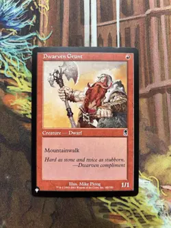 Dwarven Grunt 185 MTG NM Odyssey The List - Image 1