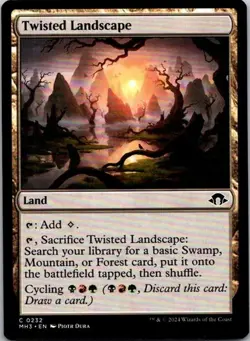 Twisted Landscape 0232 Modern Horizons 3 MH3 MTG Magic The Gathering NM - Image 1