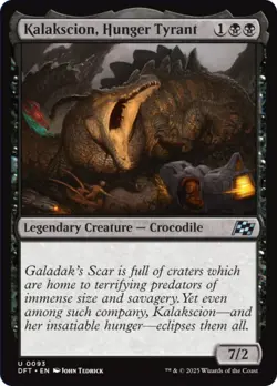 Kalakscion, Hunger Tyrant [Aetherdrift] Foil Near Mint - Image 1