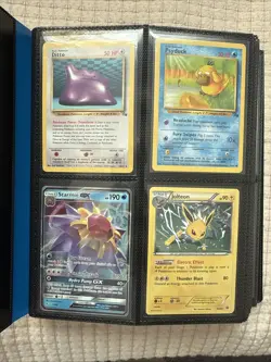 Pokemon Binder Collection Lot 85 English Cards Mixed Eras - Image 1