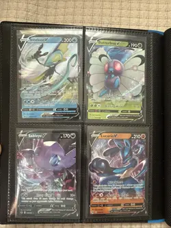 Pokemon Binder Collection Lot 85 English Cards Mixed Eras - Image 2