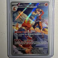 Pokemon Ethan's Magcargo Full Art Holo ASC 222/217 Fire Stage 1 - Image 1