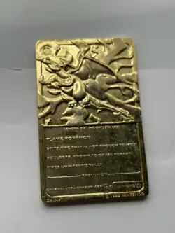 1999 Pokemon 23K Gold Plated Trading Card - #6 Charizard - Burger King Edition - Image 2