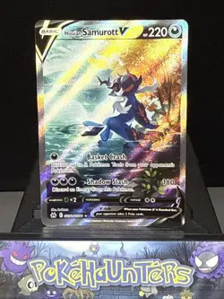Pokemon Card Hisuian Samurott V Gg51/Gg70 Crown Zenith: Galarian Gallery NM - Image 1