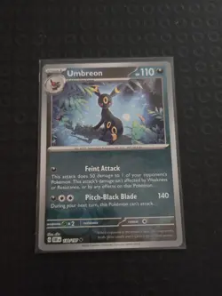 Pokemon Scarlet & Violet Obsidian Flames Umbreon 130/197 - Image 1