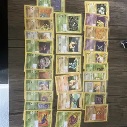 Vintage Pokemon Lot Of 27 - 1st Edition And Non Holo Rares WOTC - Image 1