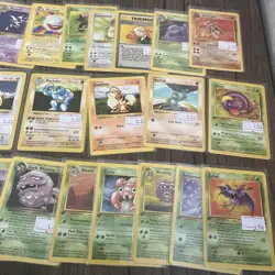 Vintage Pokemon Lot Of 27 - 1st Edition And Non Holo Rares WOTC - Image 4